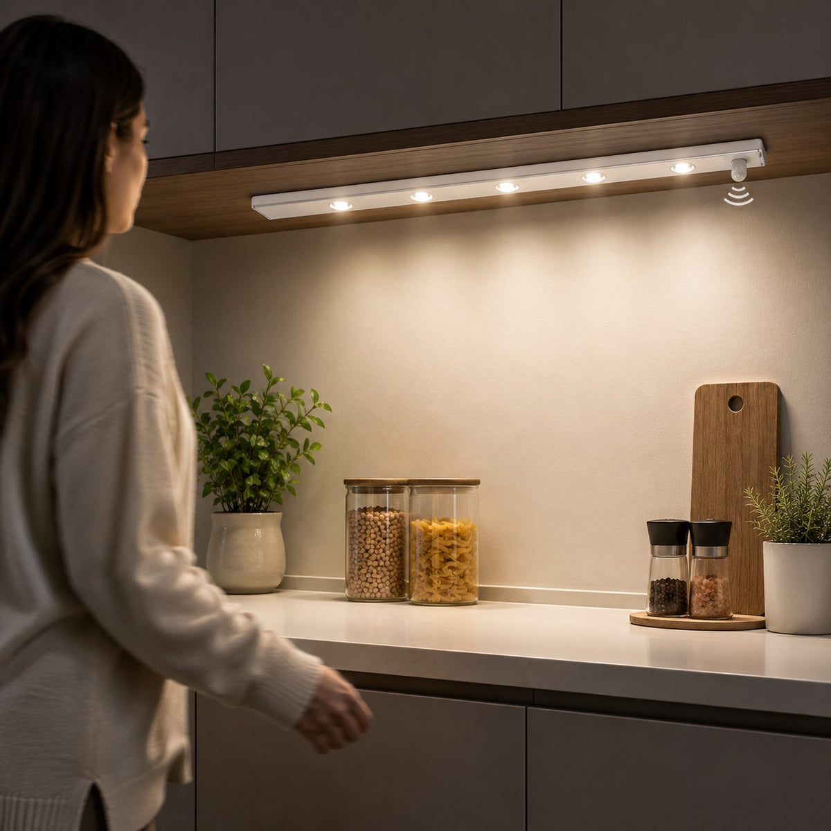 SENDERO - Barra LED con sensor