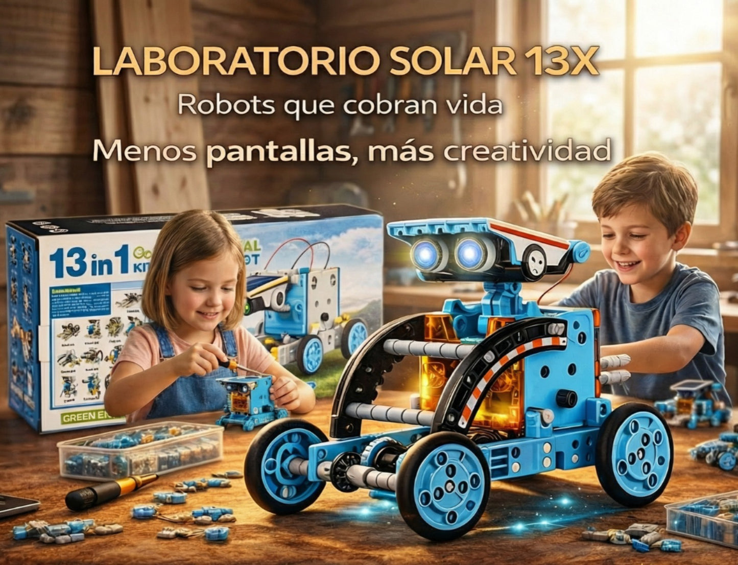 LABORATORIO SOLAR 13X – Robots que cobran vida