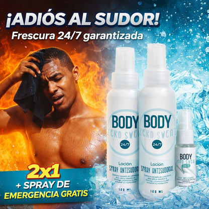 SPRAY FIN AL SUDOR 2X1 -GRATIS SPRAY DE EMERGENCIA