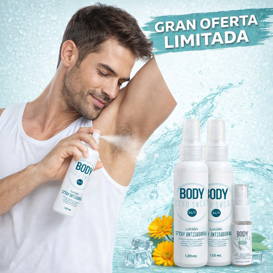 SPRAY FIN AL SUDOR 2X1 -GRATIS SPRAY DE EMERGENCIA