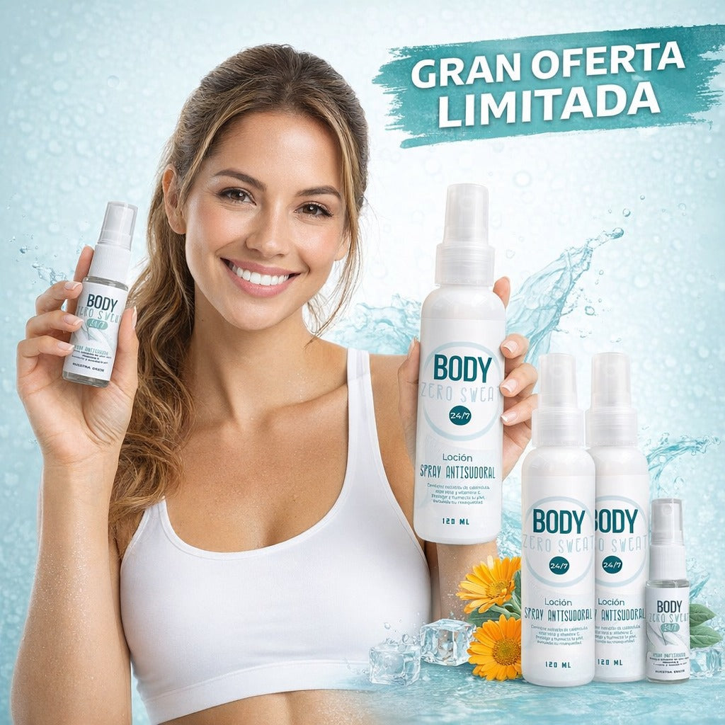 SPRAY FIN AL SUDOR 2X1 -GRATIS SPRAY DE EMERGENCIA