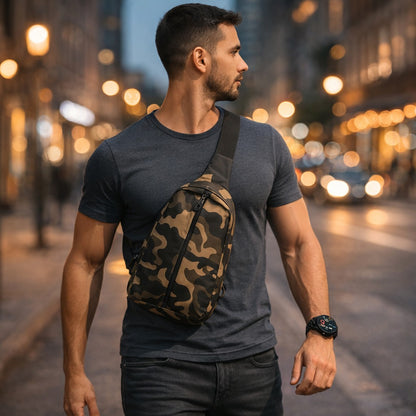 COMBO MISION URBANA:BOLSO TACTICO ANTIRROBO + RELOJ INTELIGENTE