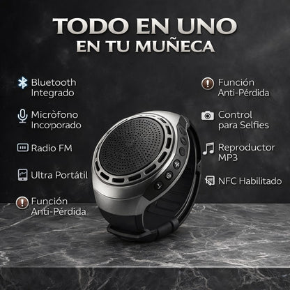 PARLANTE PORTÁTIL EN TU MUÑECA- Música libre donde vayas