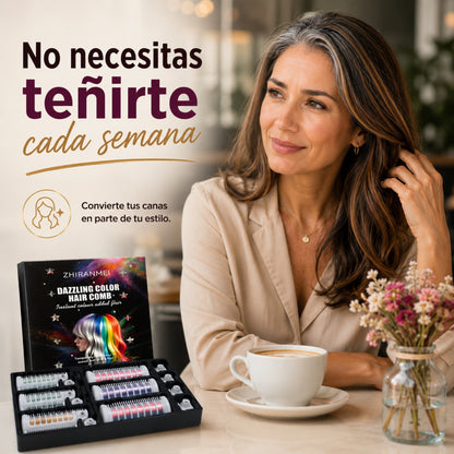 EFECTO MECHAS INSTANTÁNEO – Transforma tus canas en un look moderno en segundos