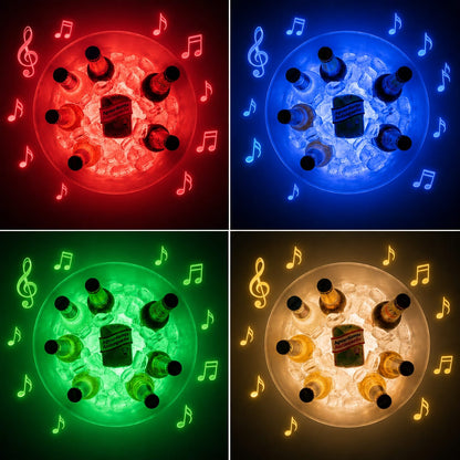 Hielera Rumba LED - Tu fiesta cambia cuando se prende la hielera.
