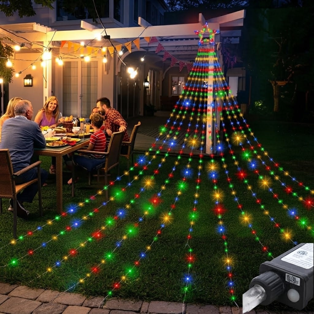 ALUMBRA 3 METROS, ARBOL NAVIDEÑO