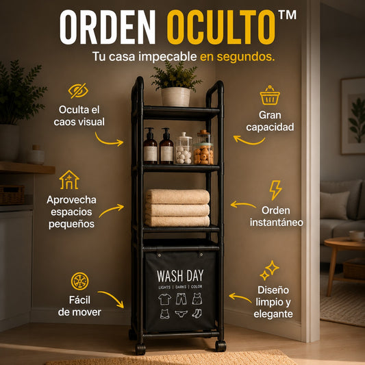 Orden Oculto - El Organizador que Hace Desaparecer el Caos Visual de tu Hogar