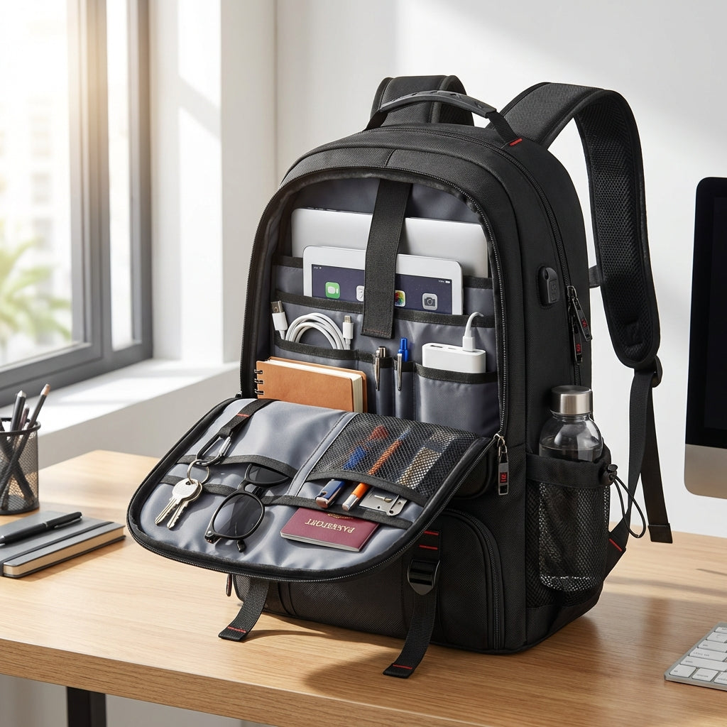 Bolso Black Spyder 3 en 1 con Compartimento Plus