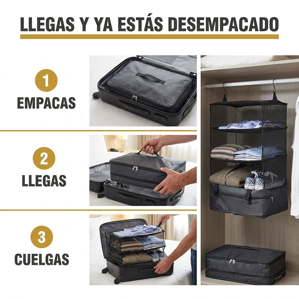 CLÓSET VIAJERO - Organizador colgante