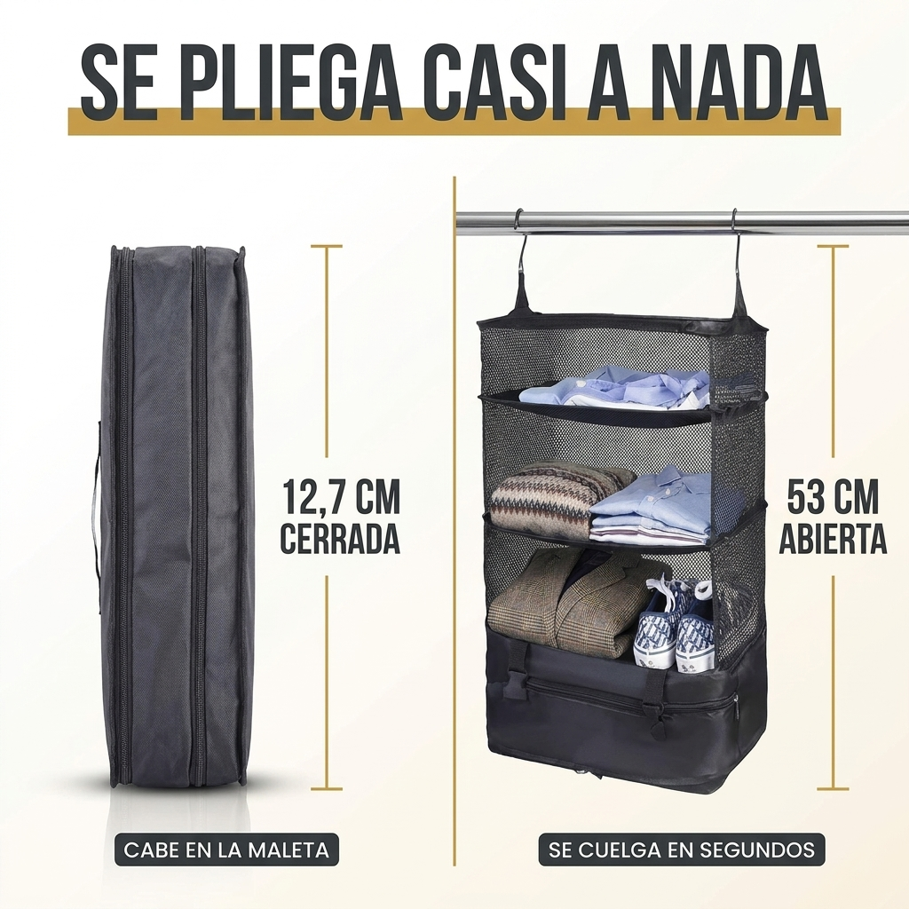 CLÓSET VIAJERO - Organizador colgante