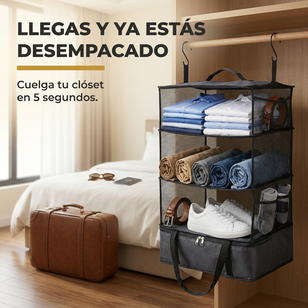 CLÓSET VIAJERO - Organizador colgante